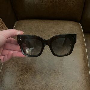 Bottega Veneta Tortoiseshell Cat-Eye Sunglasses Brown/Black